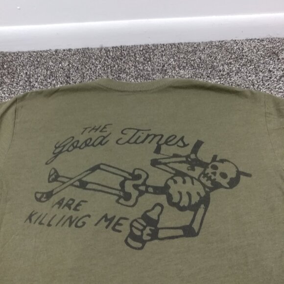 Forward Observations Group T-Shirt FOG The Good Times Are Killing Me Mens Medium